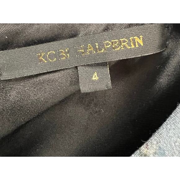 Kobi Halperin Sheath Dress 4 Blue Multi Fresco Sienna Contemporary Career Modern - Picture 12 of 15